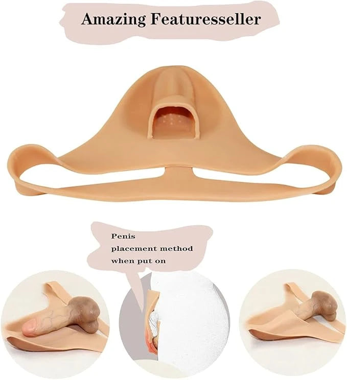 Eterfore Realistic Camel Toes Gaff Panty
