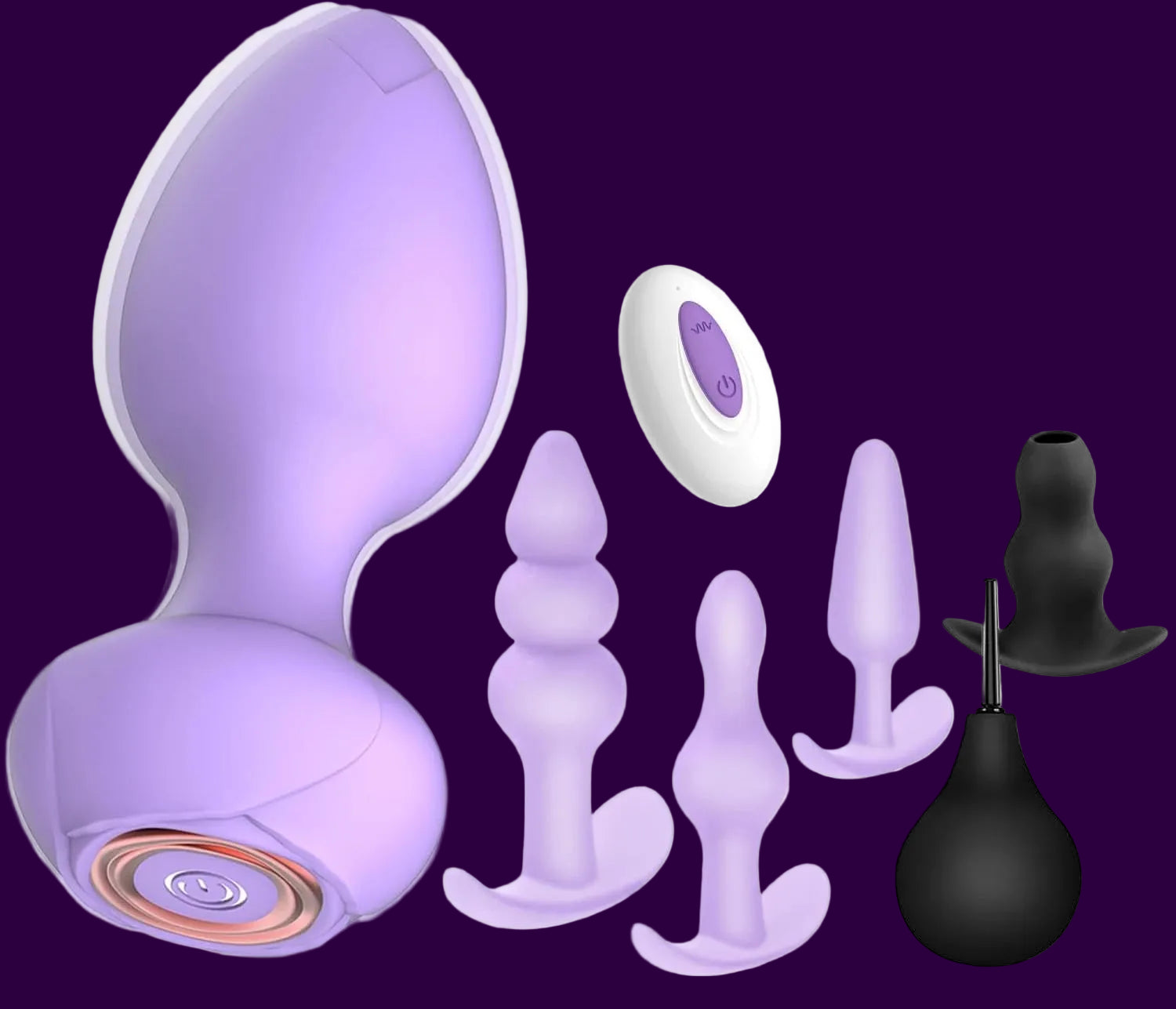 Eterfore Complete 6-Pack Vibrating Anal Plug Kit