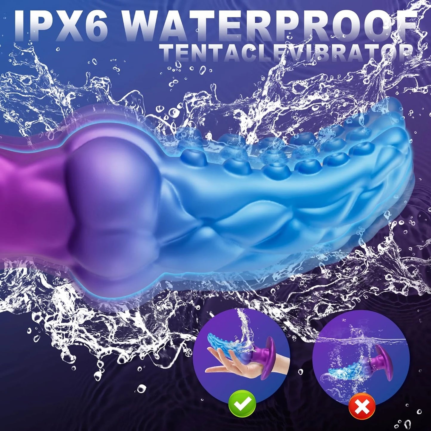 Eterfore Large Monster Tentacle Vibrating Butt Plug
