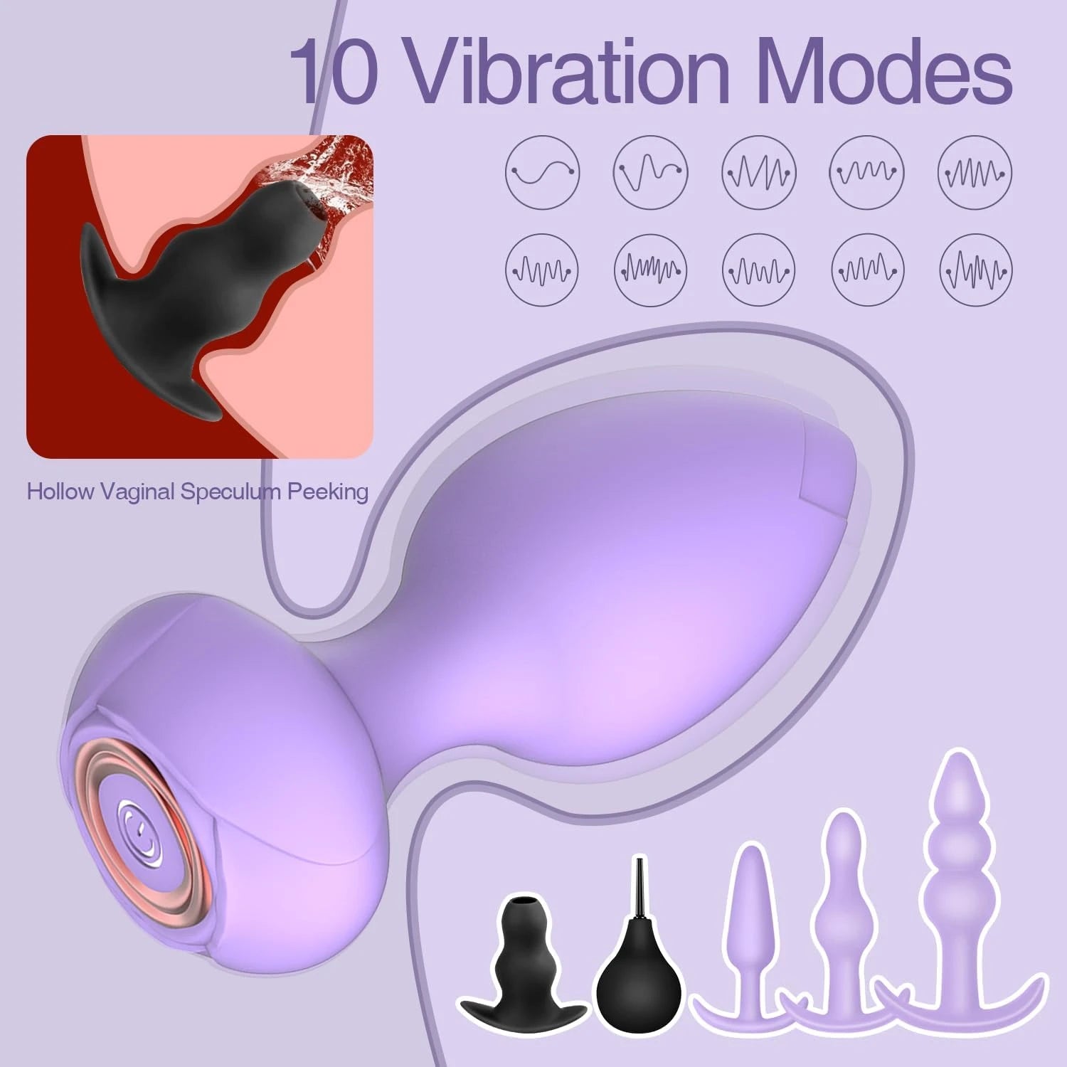 Eterfore Complete 6-Pack Vibrating Anal Plug Kit