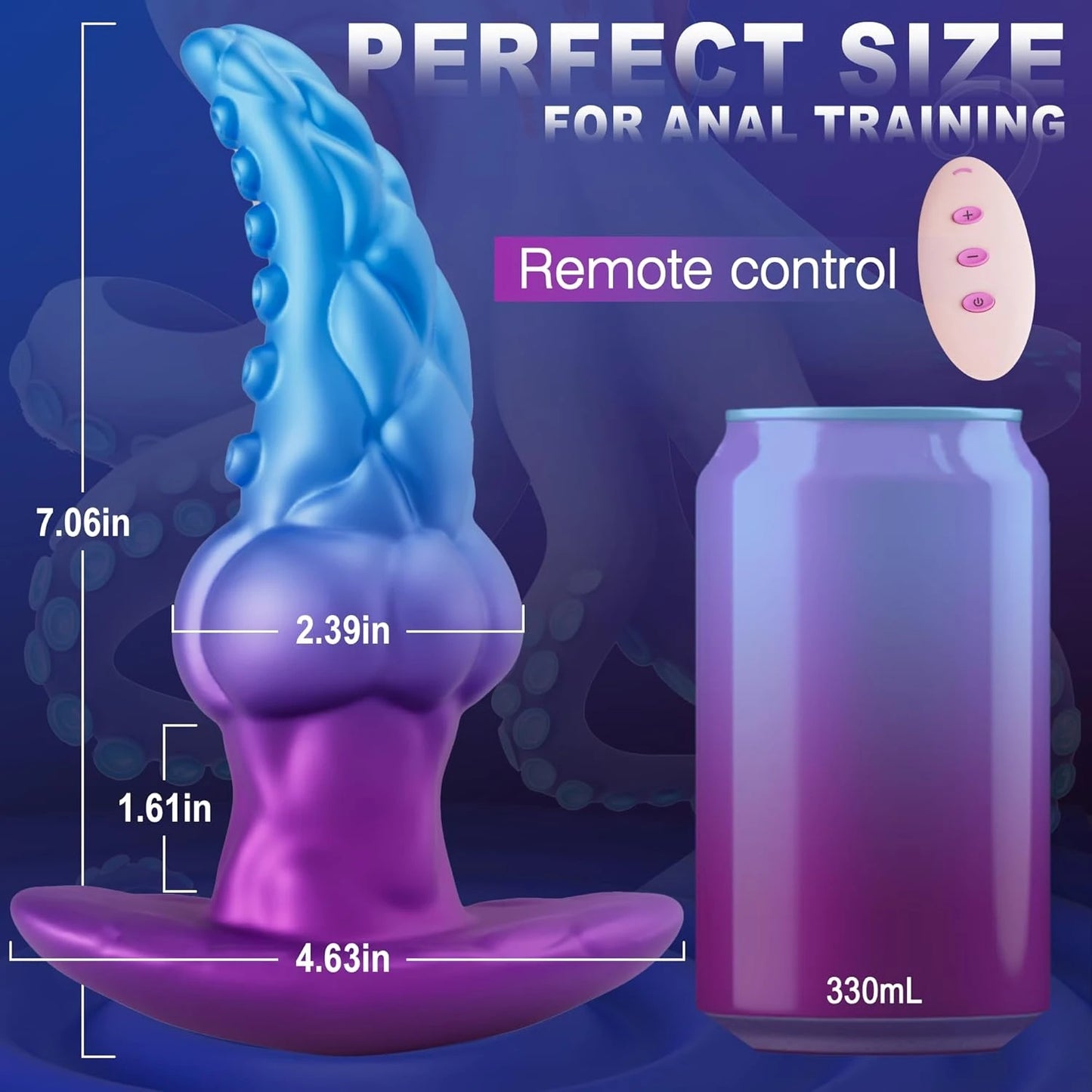 Eterfore Large Monster Tentacle Vibrating Butt Plug