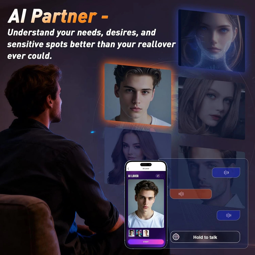 Eterfore AI-Powered Prostate Massager with Cock Ring