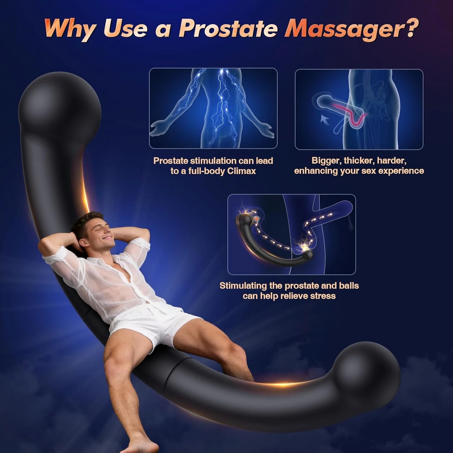 Eterfore Versatile Vibrating Prostate Massager