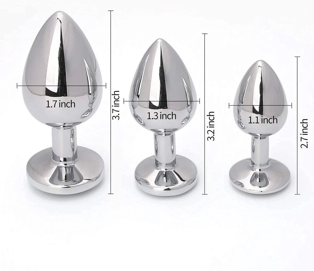 Eterfore Luxury 3-Piece Jewelry Anal Plug