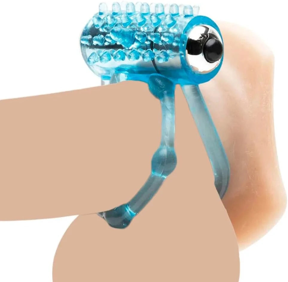 Eterfore Blue Dual Vibrating Cock Ring