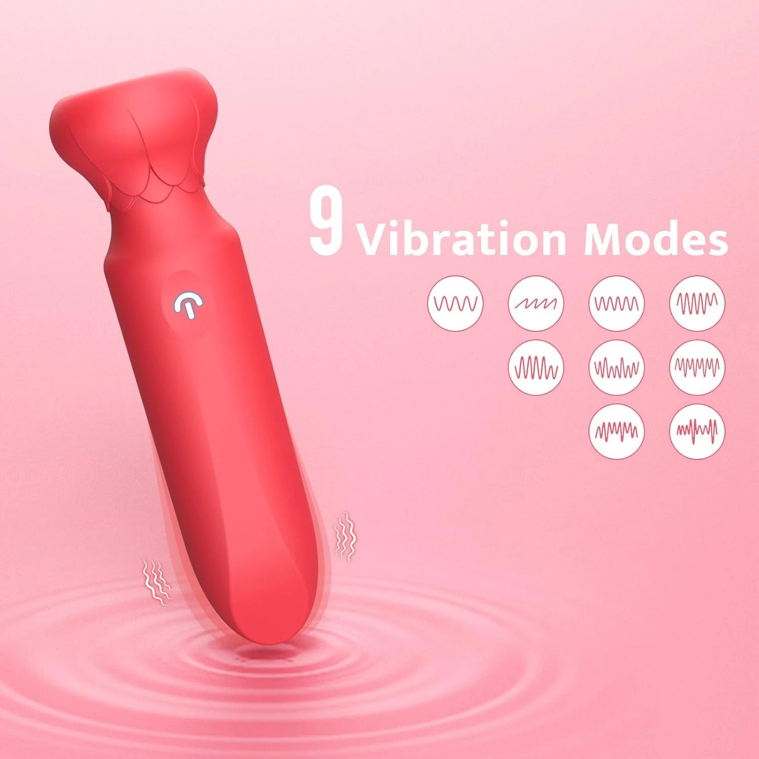 Eterfore Red Mini Bullet Vibrator for Women