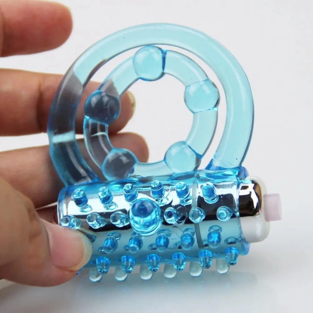Eterfore Blue Dual Vibrating Cock Ring