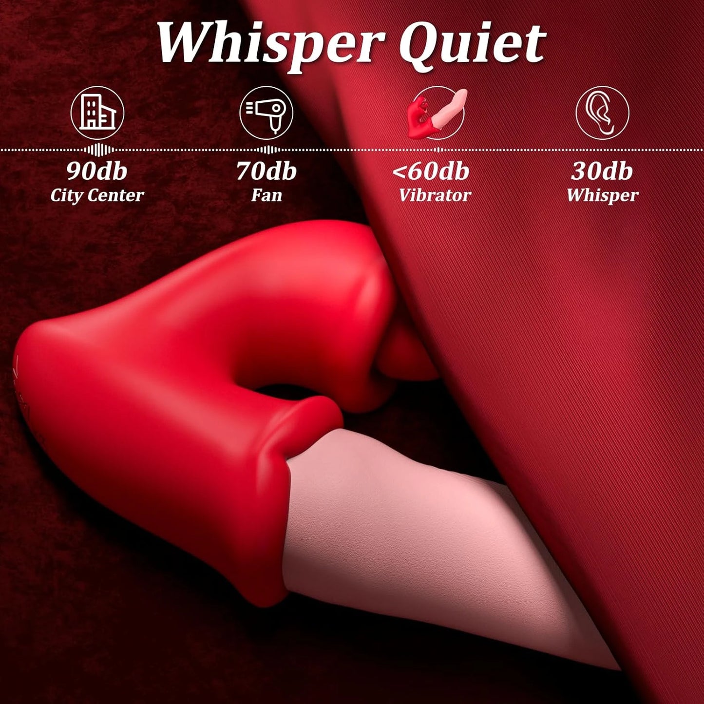 Eterfore Finger‑shaped Vibrator Rose Rabbit G Spot Clit Stimulator