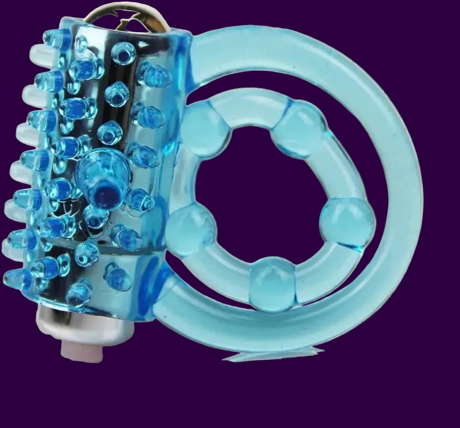Eterfore Blue Dual Vibrating Cock Ring