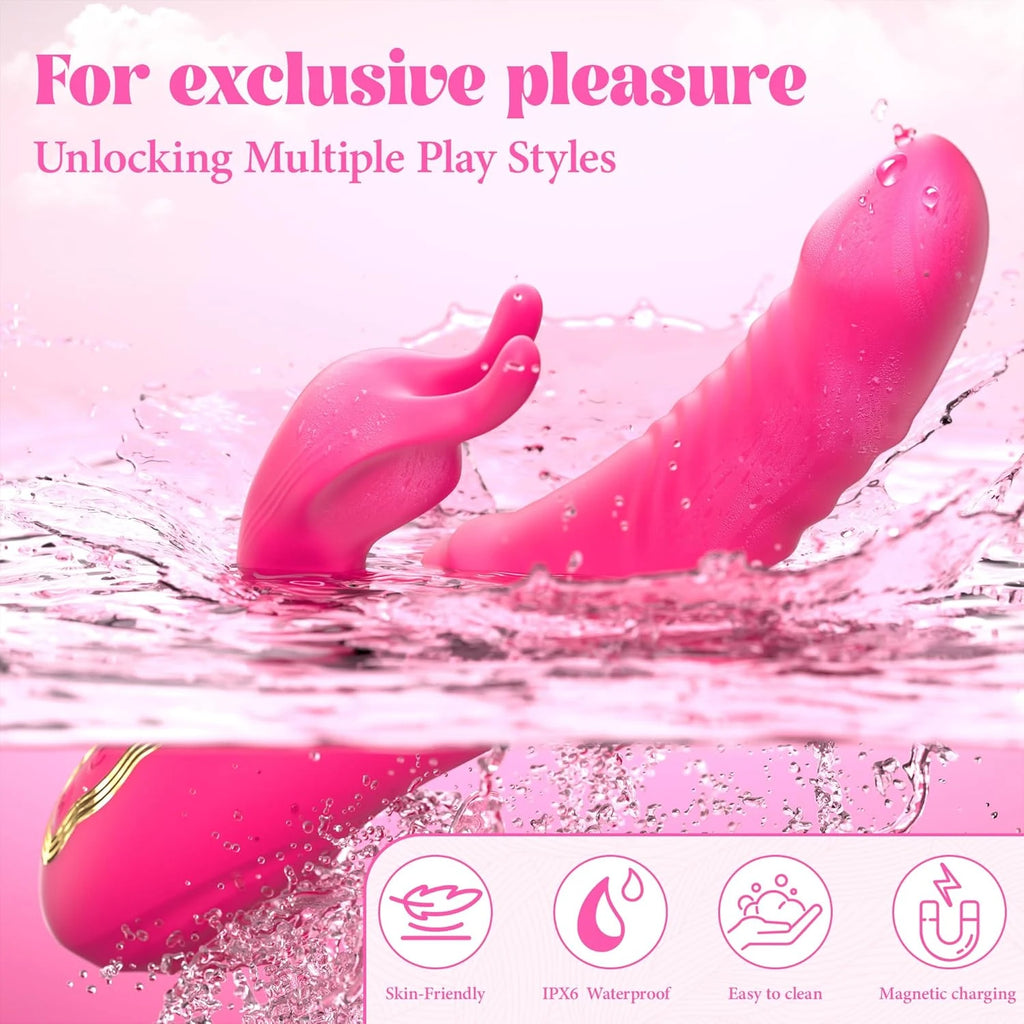 Eterfore Rabbit Vibrator 2-in-1 Swinging toys