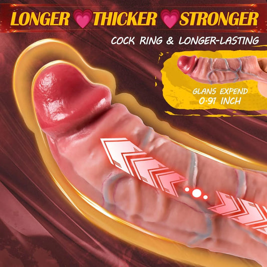 Eterfore Realistic Cock Sleeve Dildo Sex Toys for Men