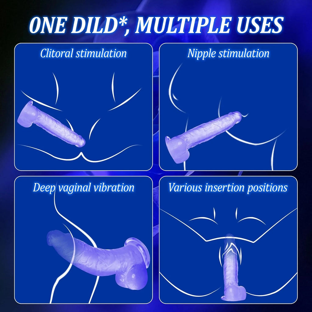 Eterfore 9 Inch Purple Dildo Huge Thick Sex Toys