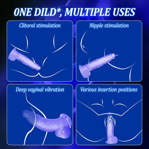Eterfore 9 Inch Purple Dildo Huge Thick Sex Toys