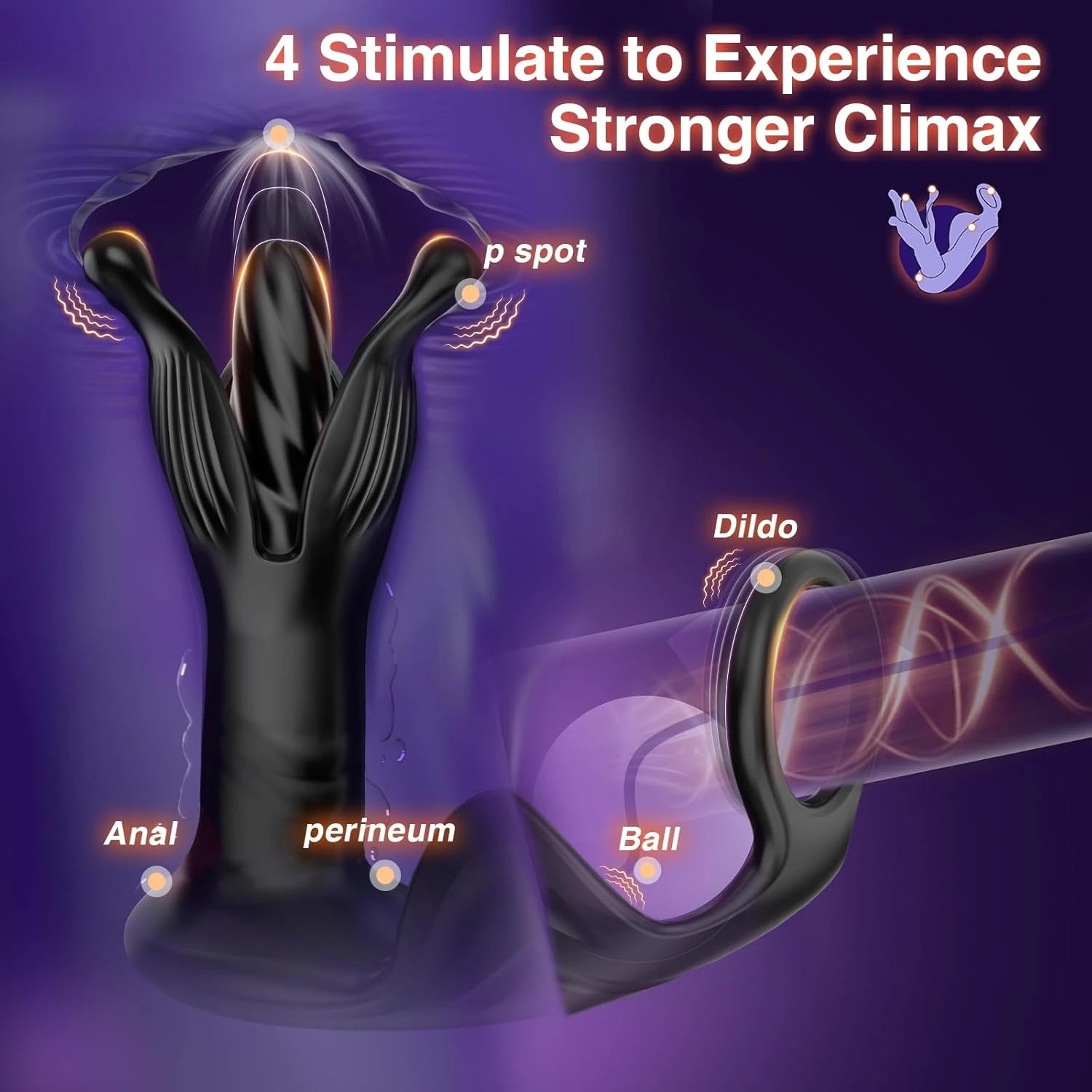 Eterfore AI-Powered Prostate Massager with Cock Ring