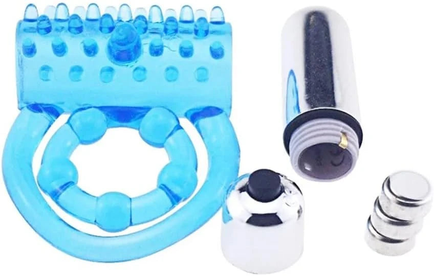 Eterfore Blue Dual Vibrating Cock Ring