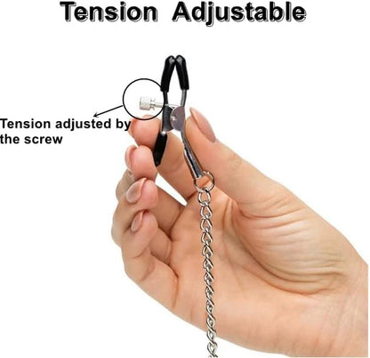 Eterfore Premium Adjustable Metal Nipple Clamps BDSM Toys