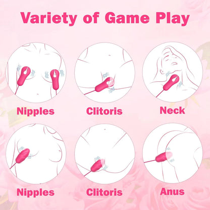 Eterfore Multi‑Function Wearable Nipple Toys Egg Vibrator