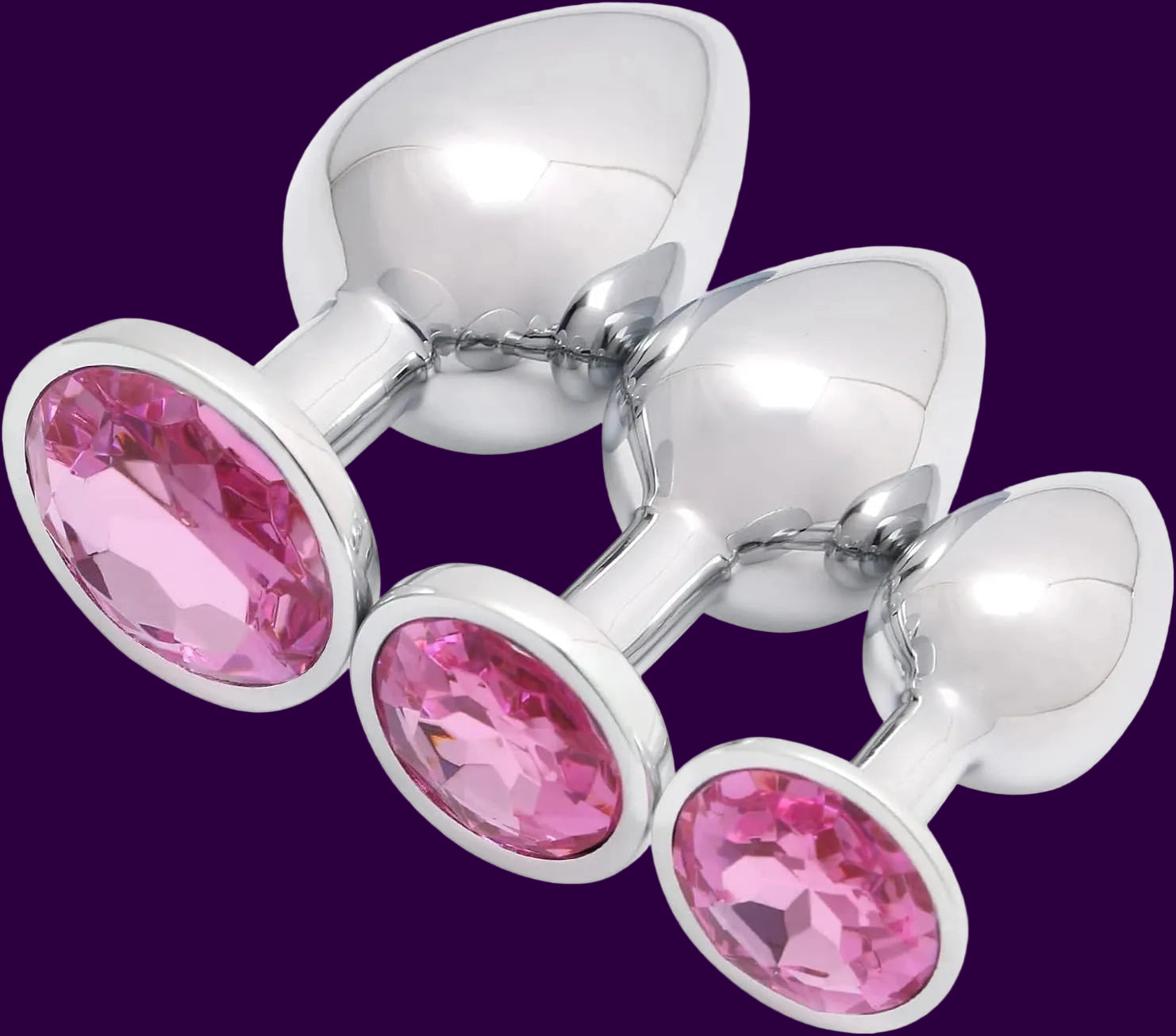 Eterfore Luxury 3-Piece Jewelry Anal Plug