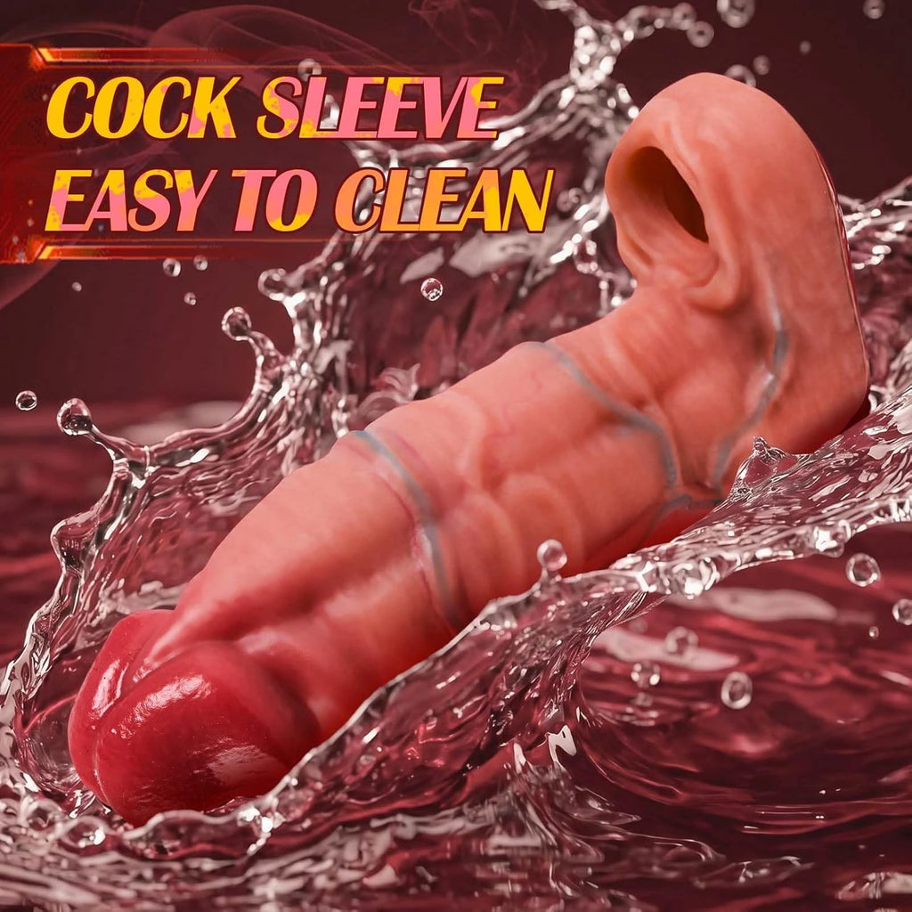 Eterfore Realistic Cock Sleeve Dildo Sex Toys for Men