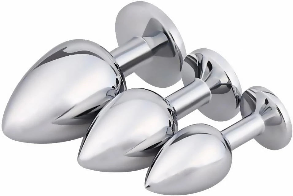 Eterfore Luxury 3-Piece Jewelry Anal Plug