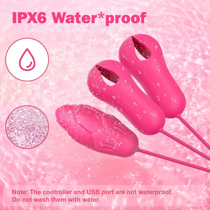 Eterfore Multi‑Function Wearable Nipple Toys Egg Vibrator