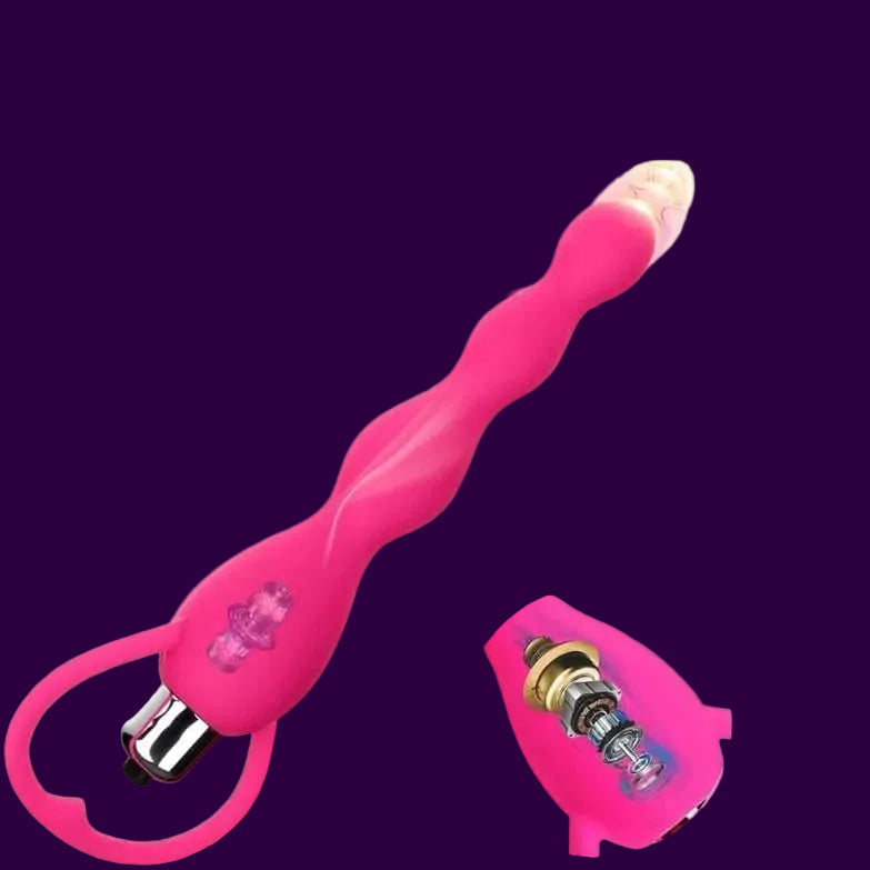 Eterfore Ergonomic Vibrating Anal Beads Plug