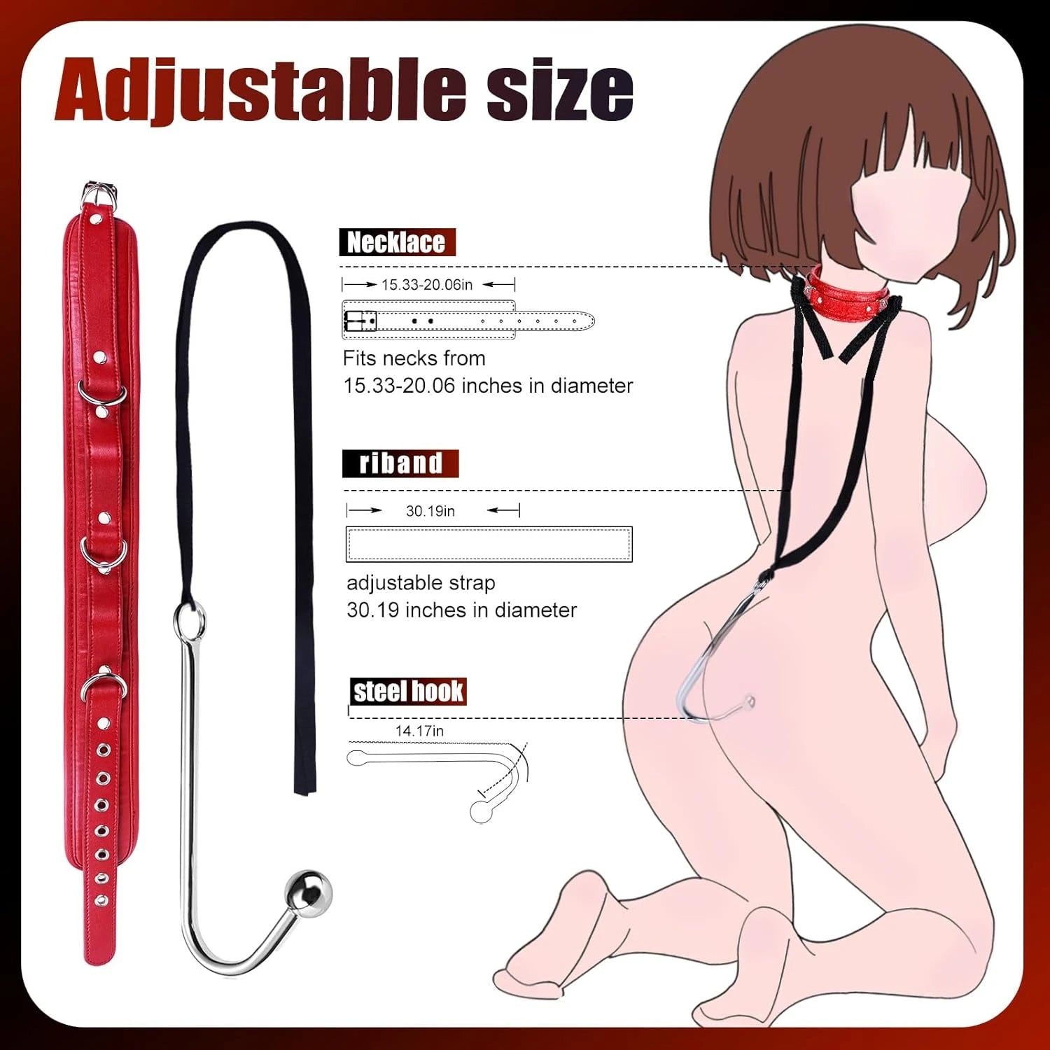 Eterfore BDSM Anal Hook Sex Bondage Restraint Set