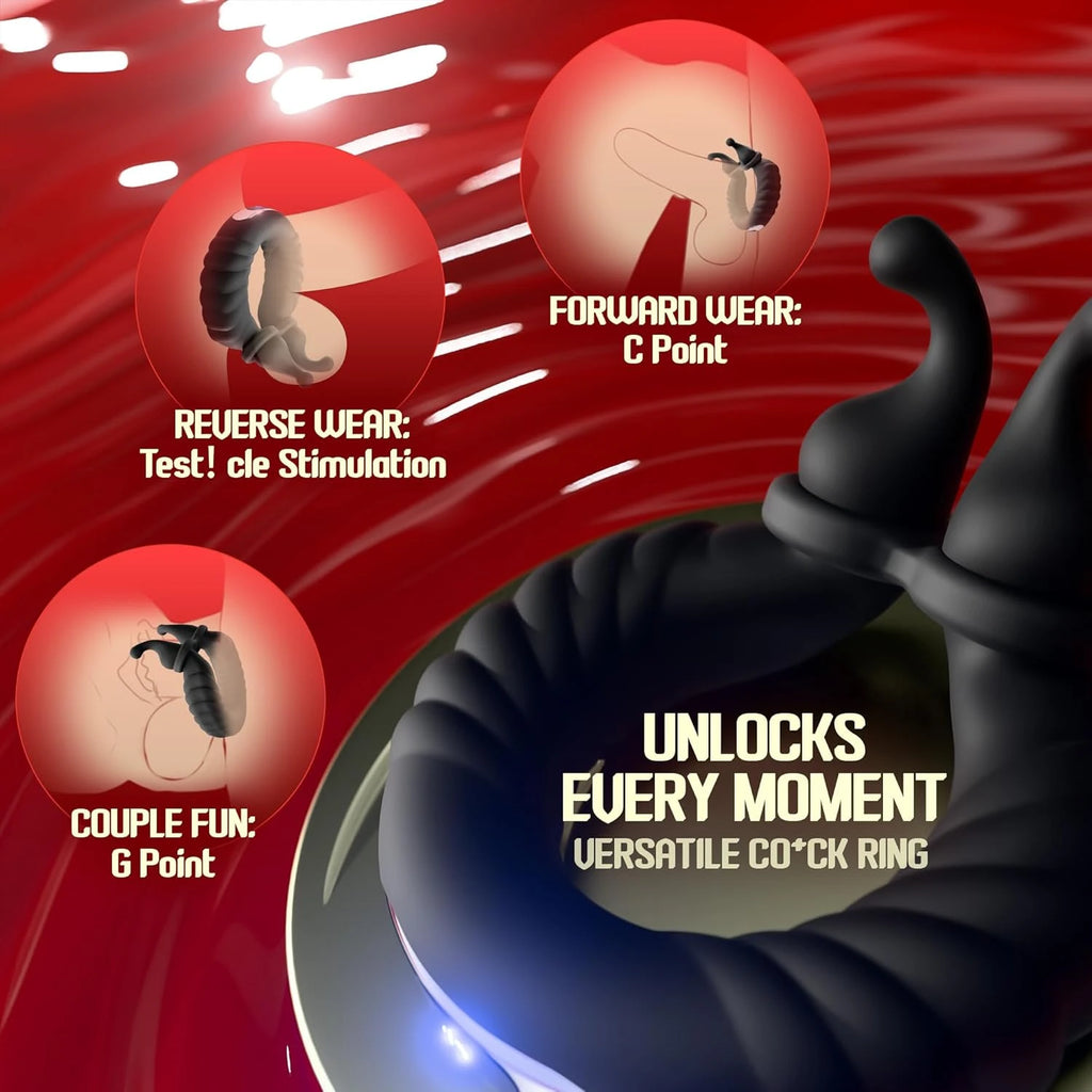 Eterfore 10-Mode Vibrating Cock Ring