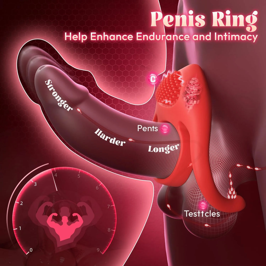Eterfore Dual Stimulation Silicone Cock Ring