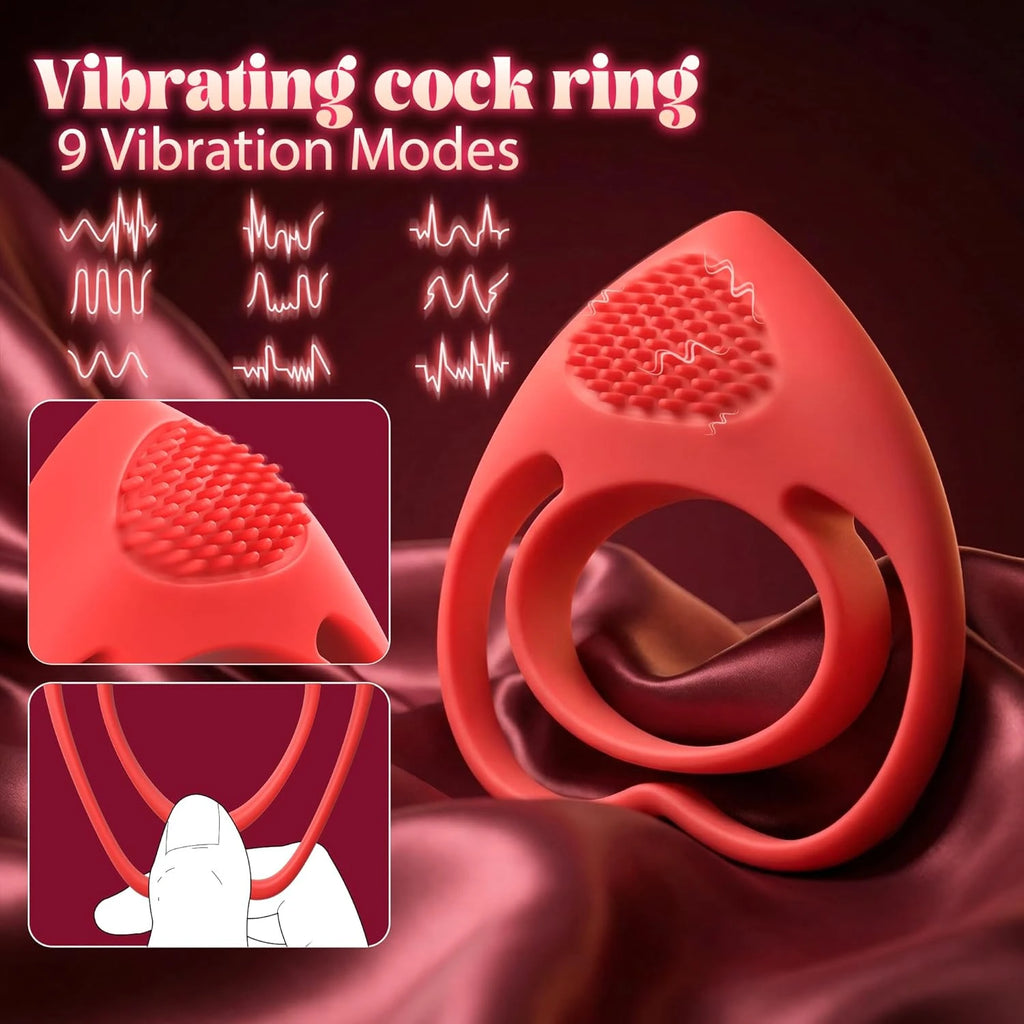 Eterfore Dual Stimulation Silicone Cock Ring