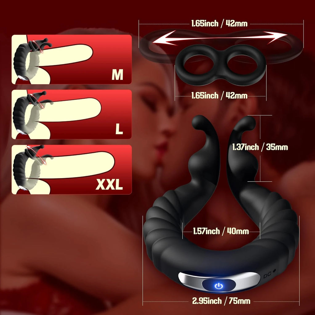 Eterfore 10-Mode Vibrating Cock Ring