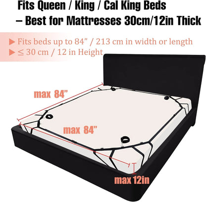 Eterfore Easy-Install Bed Restraints BDSM Set