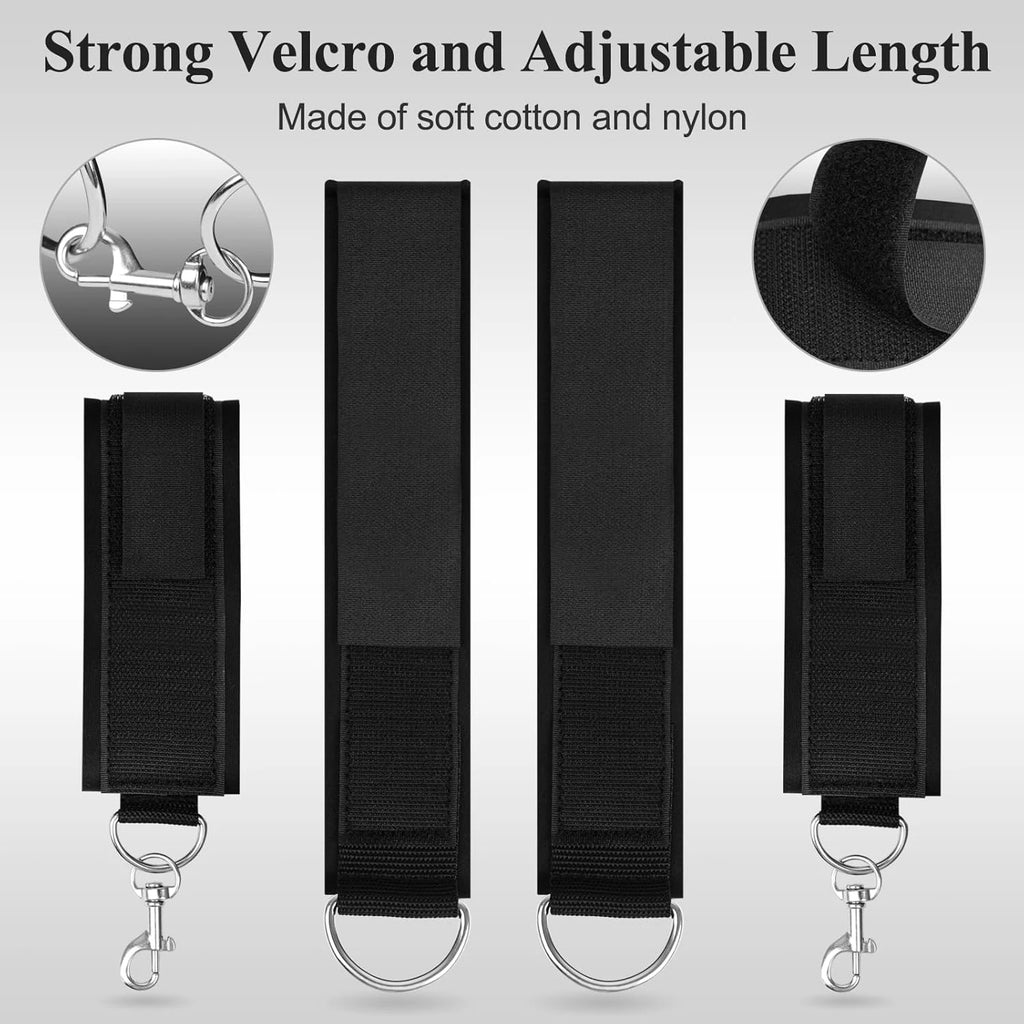 Eterfore Adjustable Wrist Thigh Cuffs BDSM Set