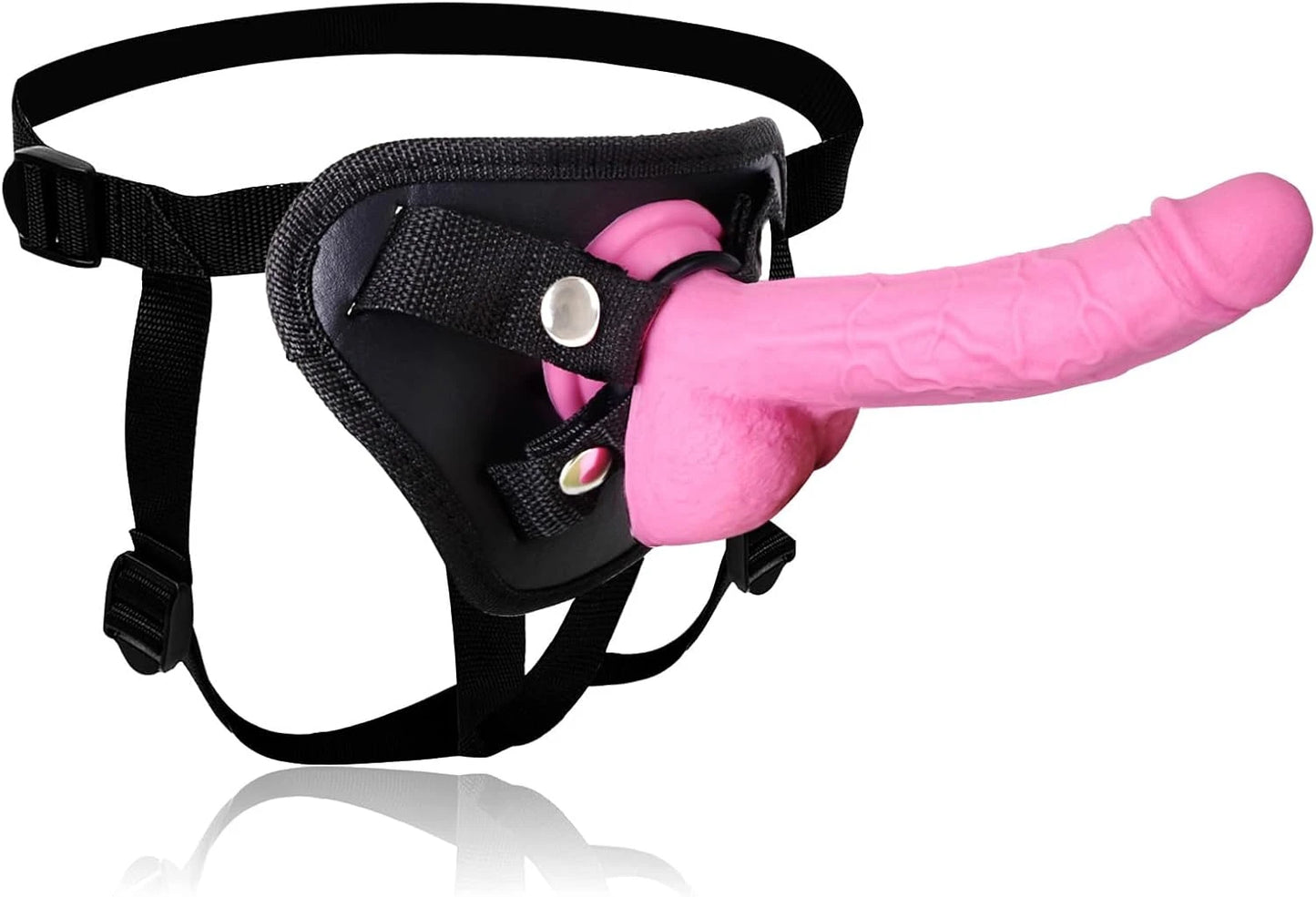Eterfore Pink Silicone Strap On for Couples