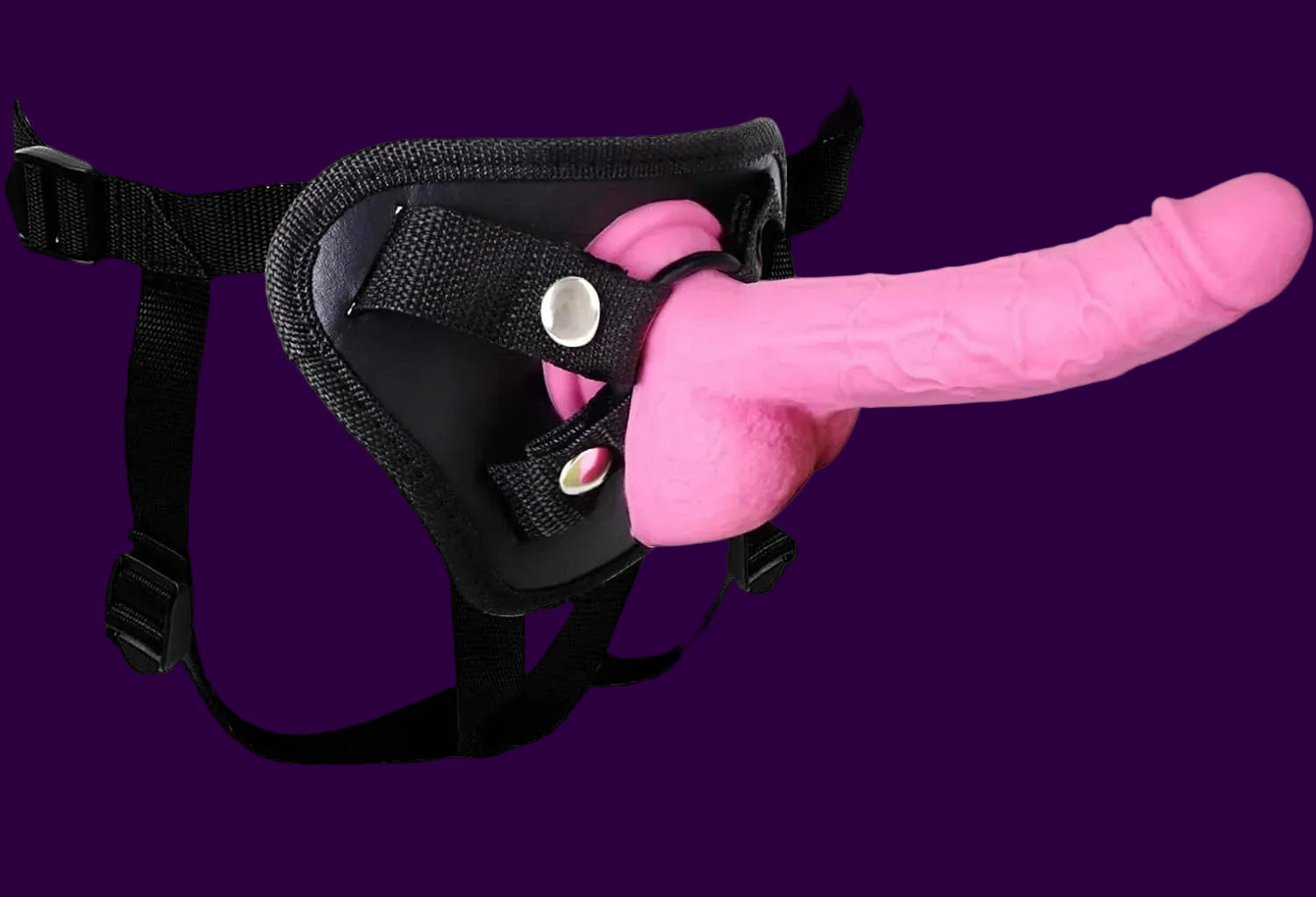 Eterfore Pink Silicone Strap On for Couples