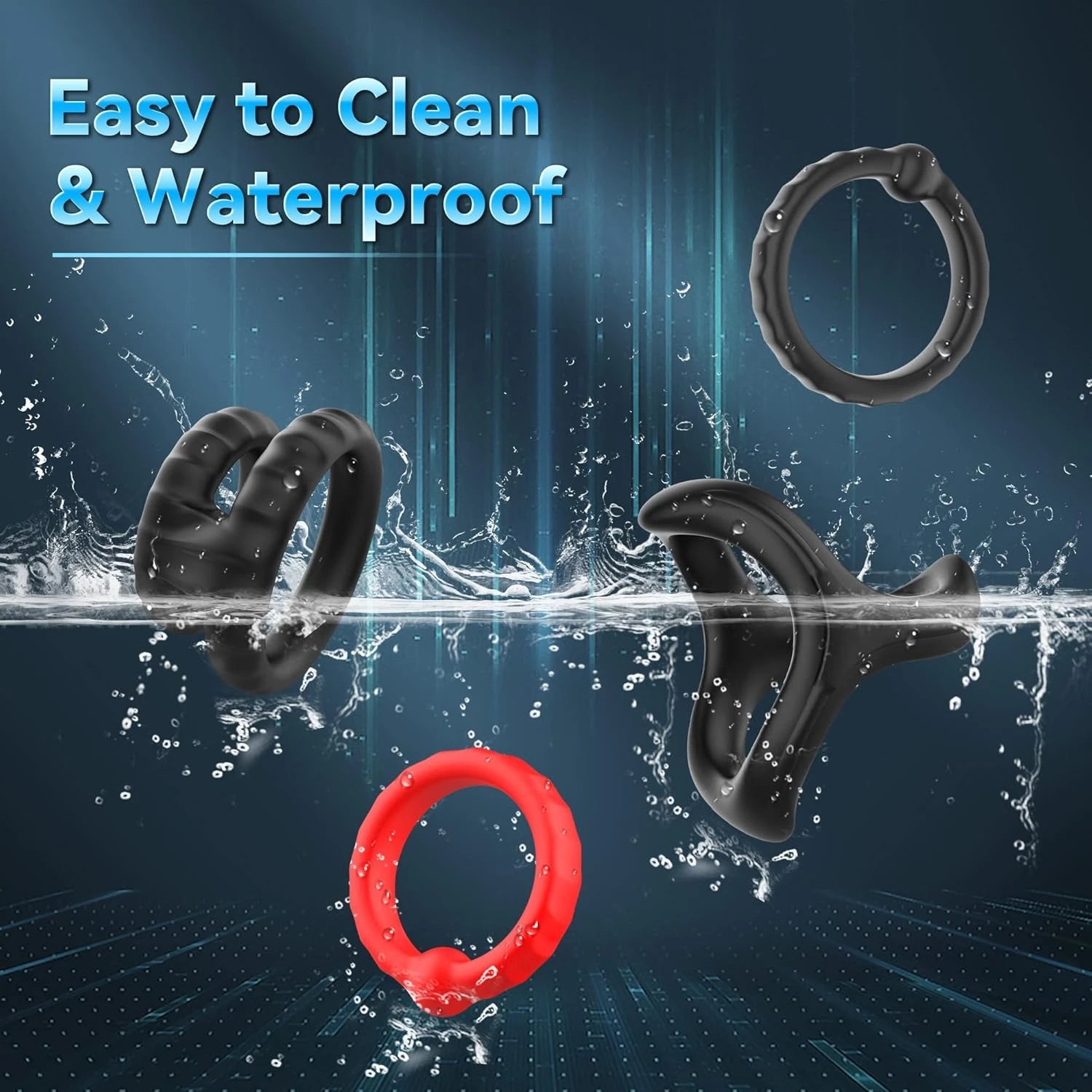Eterfore 10-Piece Silicone Cock Ring Set