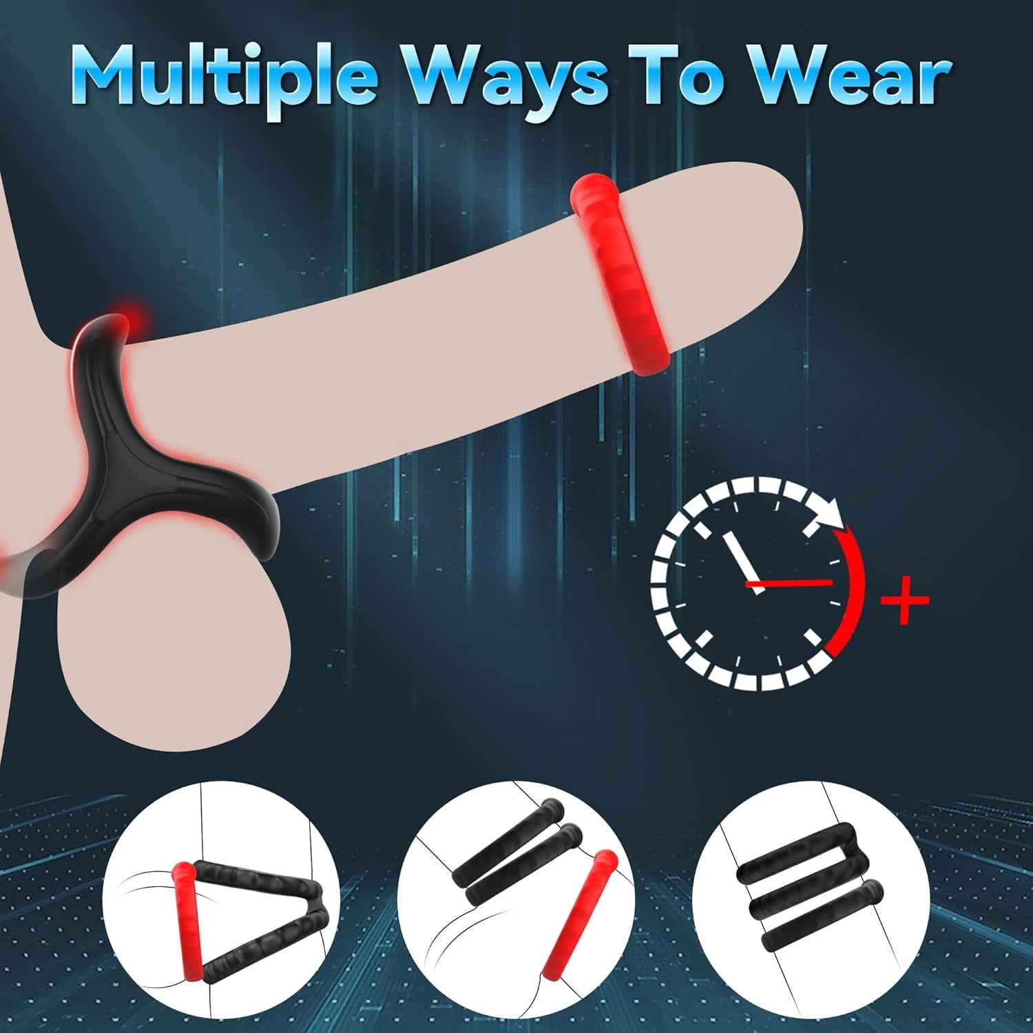 Eterfore 10-Piece Silicone Cock Ring Set