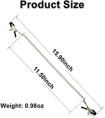 Eterfore Premium Adjustable Metal Nipple Clamps BDSM Toys
