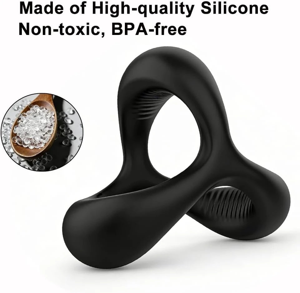 Eterfore 7PCS Silicone Cock Ring Sleeve Set