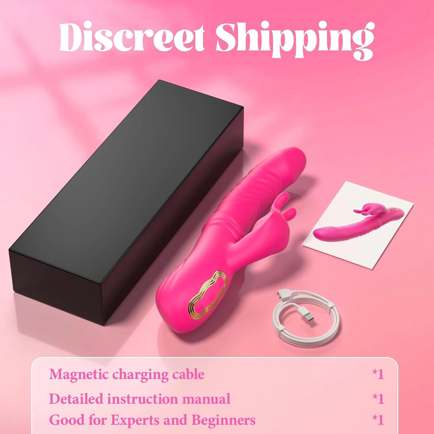 Eterfore Rabbit Vibrator 2-in-1 Swinging toys