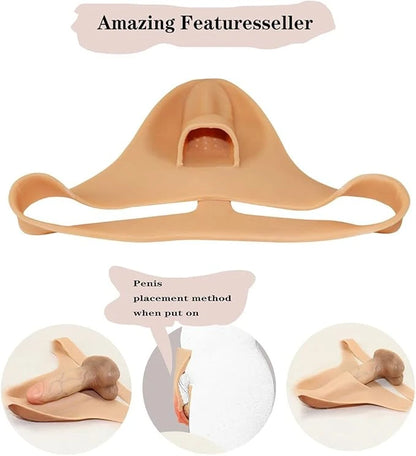Eterfore Realistic Camel Toes Gaff Panty