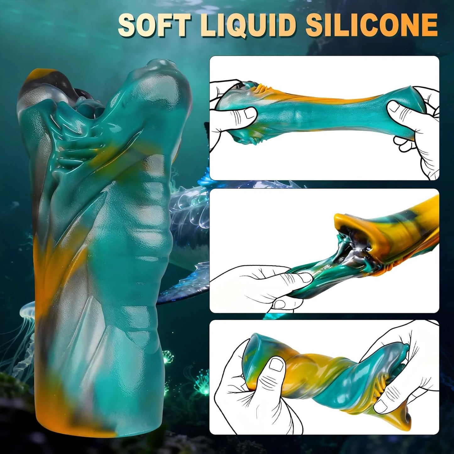 Eterfore Monster Shape Silicone Pocket Pussy