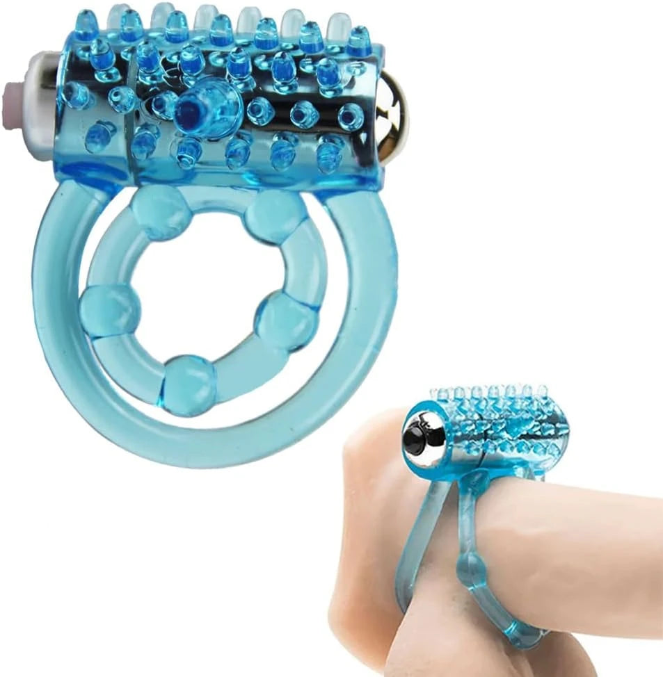Eterfore Blue Dual Vibrating Cock Ring
